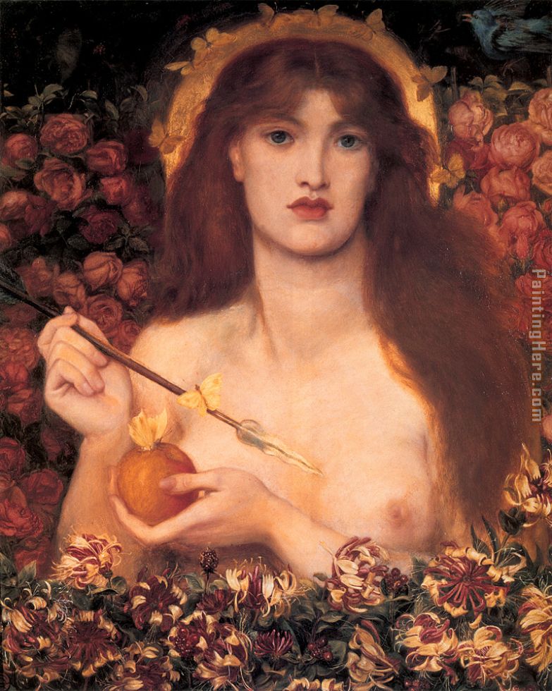 Venus Verticordia painting - Dante Gabriel Rossetti Venus Verticordia art painting